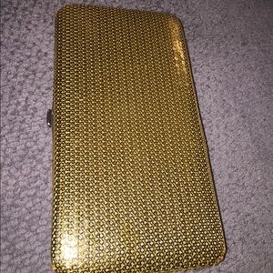 Clutch Gold Sequined Wallet